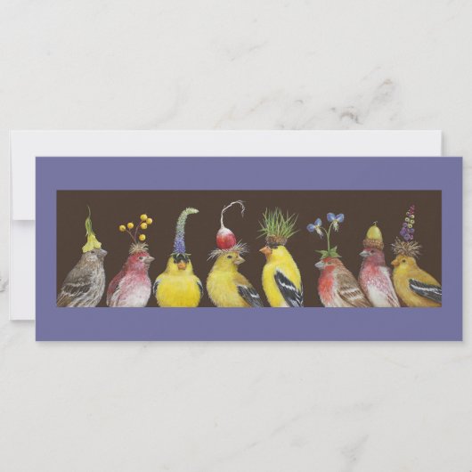 Invitation Annie et Pete Hébergent la carte/invitation du Fin (Devant)