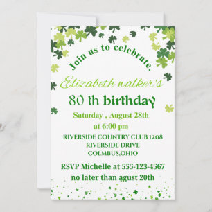 Invitation Anniversaire