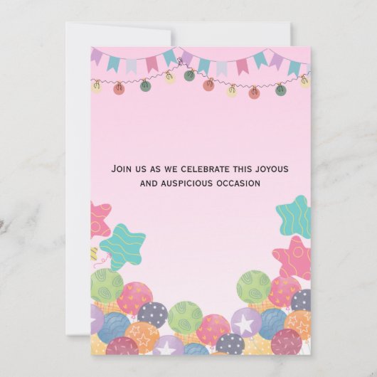 Invitation Anniversaire (Dos)