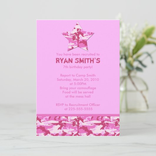 Invitation Anniversaire (Debout devant)