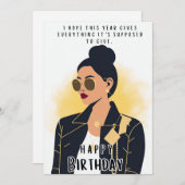 Invitation Anniversaire (Devant / Derrière)