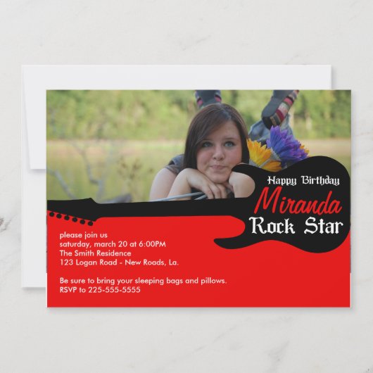 Invitation Anniversaire (Devant)