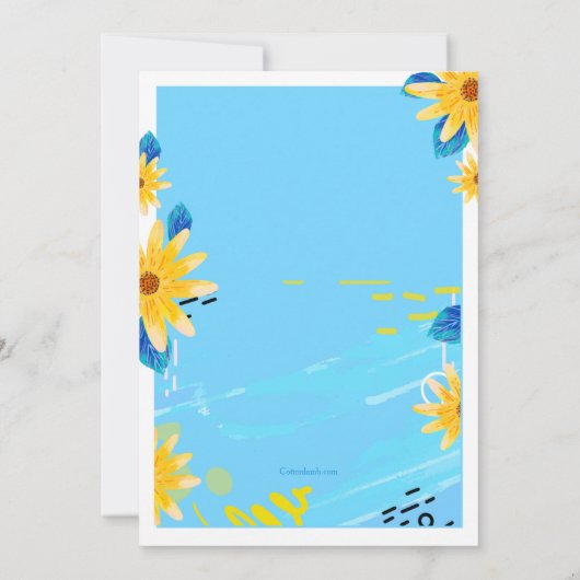 Invitation Anniversaire (Dos)