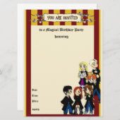 Invitation Anniversaire (Devant / Derrière)