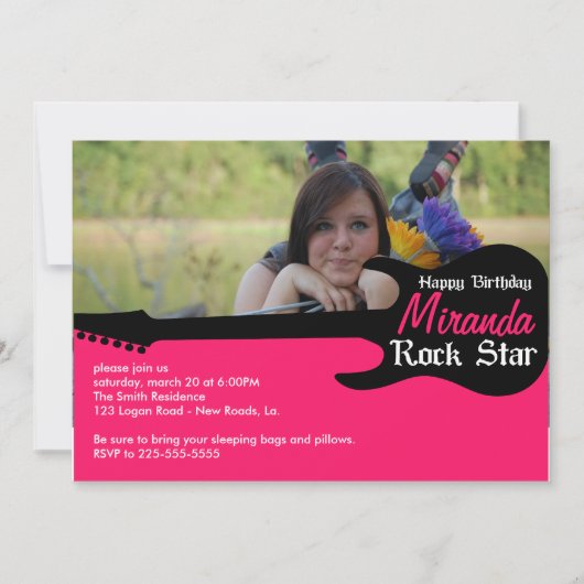 Invitation Anniversaire (Devant)