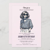 Invitation Anniversaire" (Devant / Derrière)