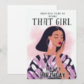 Invitation Anniversaire (Devant / Derrière)