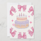 Invitation Anniversaire (Dos)