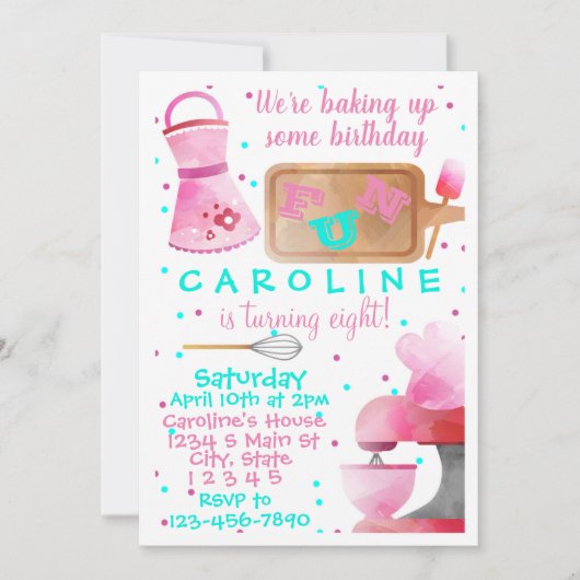 Invitation Anniversaire (Devant)