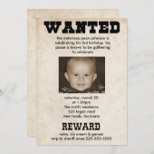 Invitation Anniversaire (Devant / Derrière)