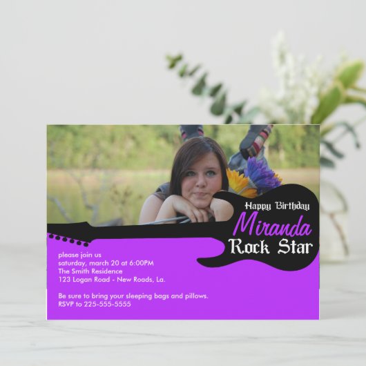 Invitation Anniversaire (Debout devant)