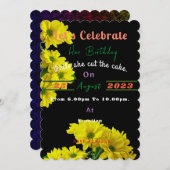 Invitation Anniversaire (Devant / Derrière)