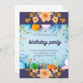 Invitation anniversaire (Devant / Derrière)