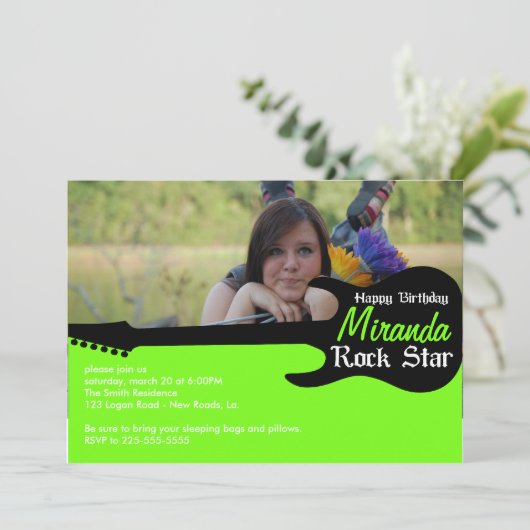 Invitation Anniversaire (Debout devant)