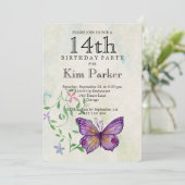 Invitation Anniversaire 14 ans (Debout devant)