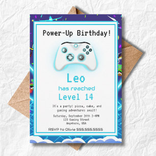 Invitation Anniversaire 14 Ans Epic Gamer Happy Fr