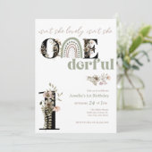 Invitation Anniversaire 1ère fille | Onederful   (Debout devant)