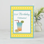 Invitation Anniversaire 21 ans (Debout devant)