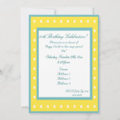 Invitation Anniversaire 21 ans (Dos)