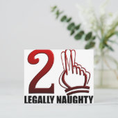 Invitation Anniversaire 21 ans (Debout devant)