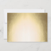 Invitation Anniversaire 21 ans Moderne Gras Or (Dos)