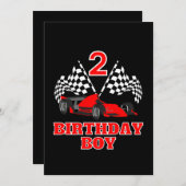 Invitation Anniversaire 2 ans (Devant / Derrière)