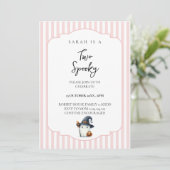 Invitation anniversaire 2 ans de fantôme rose mign (Debout devant)