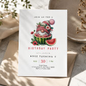 Invitation Anniversaire 2 ans du Gnome Pastèque