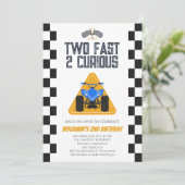 Invitation anniversaire 2 ans pour quad ATV (Debout devant)