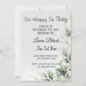 Invitation | Anniversaire 30 ans | Anniversaire 50 (Devant)