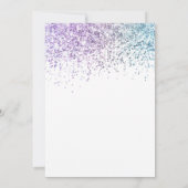 Invitation Anniversaire 30 Ans Glitter Disco Années 30 (Dos)