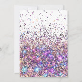 Invitation Anniversaire 40 ans Colorée Disco Bowli (Dos)