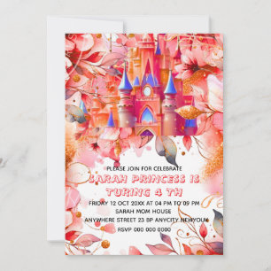 Invitation anniversaire 4 ans modifiable Quatre po