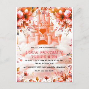 Invitation anniversaire 4 ans modifiable Quatre po