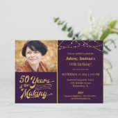 Invitation Anniversaire 50 ans | 50 ANS DANS LA FABRICATION D (Debout devant)
