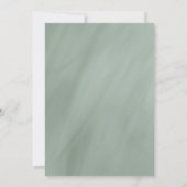 Invitation anniversaire 50 ans cadre gris jade et or (Dos)