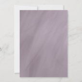 Invitation anniversaire 50 ans cadre or prune mat (Dos)