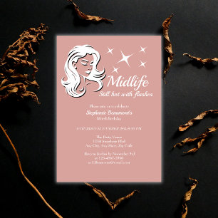 Invitation Anniversaire 50 ans drôle pour femme encore chaude