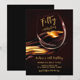 Invitation Anniversaire 50 ans Homme