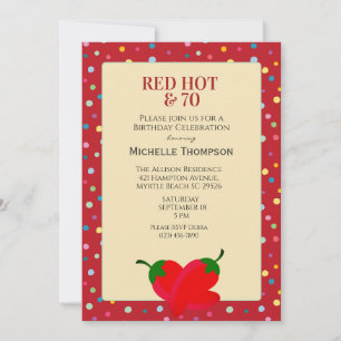 Invitation Anniversaire 70 ans