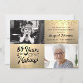 Invitation Anniversaire 80 ans dans la fabrication de la phot (Devant)