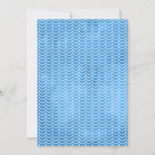 Invitation Anniversaire À La Pêche Ou À La Pêche (Dos)