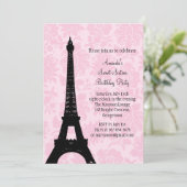 Invitation Anniversaire à Paris Sweet sixteen (Debout devant)