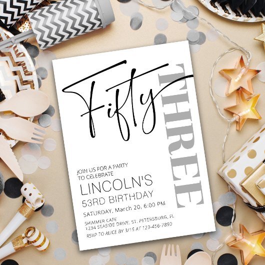 Invitation Anniversaire adulte 51 52 53 54 55 56 57 58 59