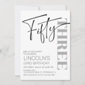 Invitation Anniversaire adulte 51 52 53 54 55 56 57 58 59 (Devant)