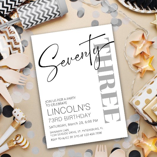 Invitation Anniversaire adulte 71 72 73 74 75 76 77 78 79