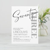 Invitation Anniversaire adulte 71 72 73 74 75 76 77 78 79 (Debout devant)