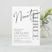 Invitation Anniversaire adulte 91 92 93 94 95 96 97 98 99 (Debout devant)