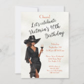 Invitation Anniversaire afro-américain du LBD (Devant)