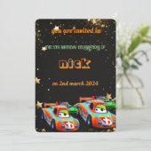 Invitation anniversaire amusant (Debout devant)